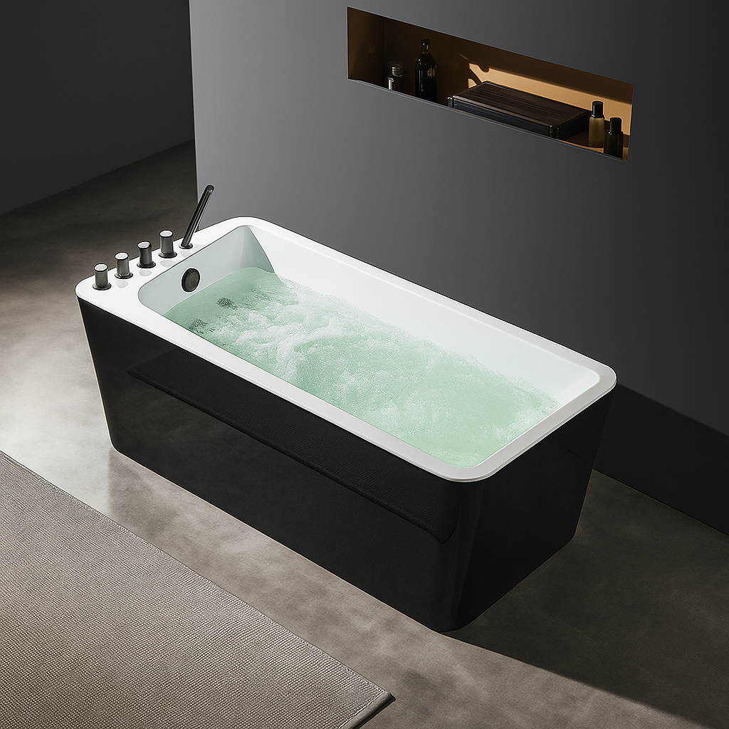 Auraluxe™ HydroJet Elite Freestanding Spa Tub