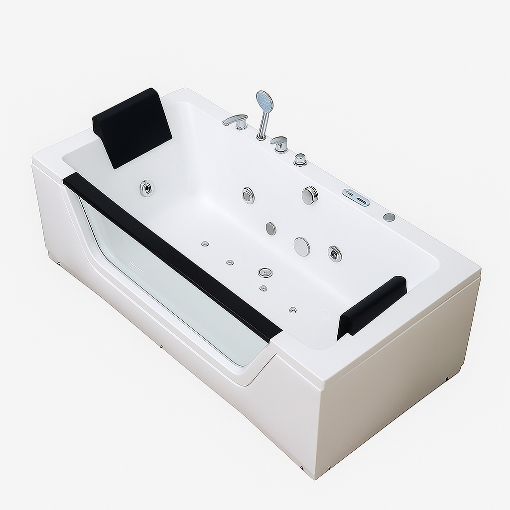 SereneWave™ InfinityView HydroMassage 28-Jet Jacuzzi Tub
