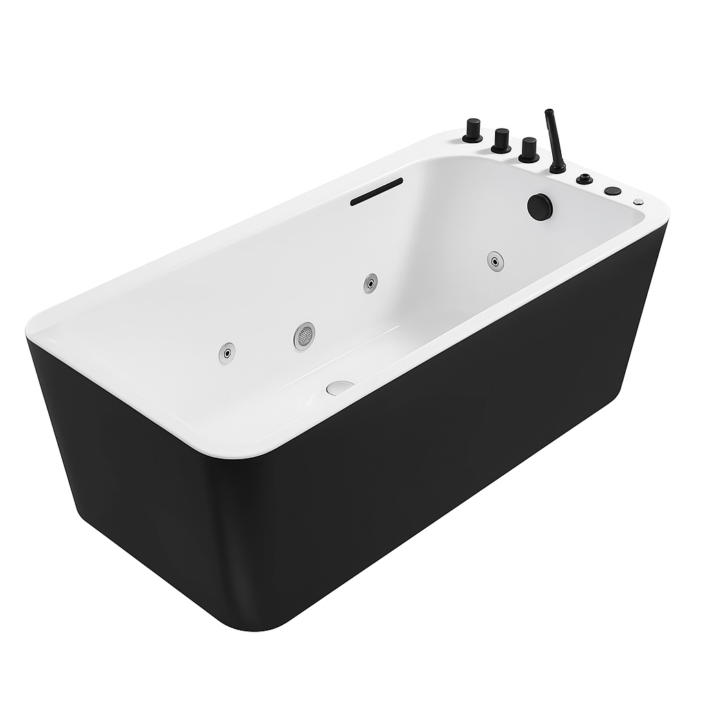 Auraluxe™ HydroJet Elite Freestanding Spa Tub